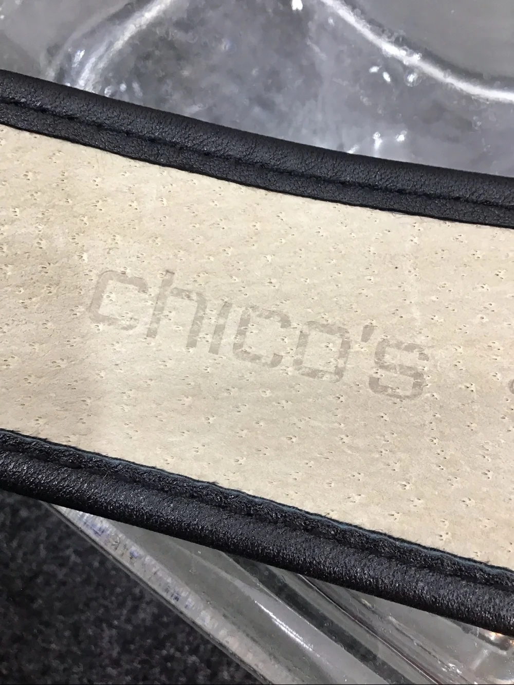 Chico's Leopard Print Wide Waist Belt with Gold Interlocking Buckle M